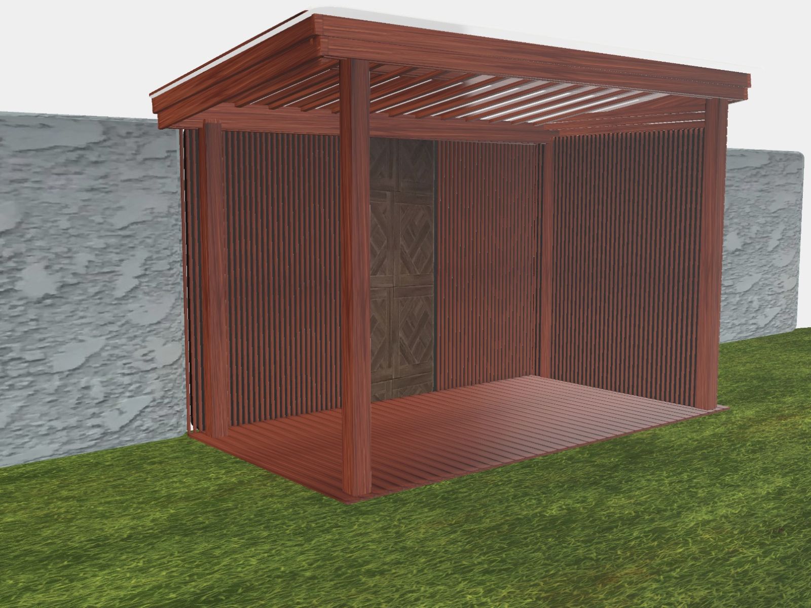 kitchen pergola